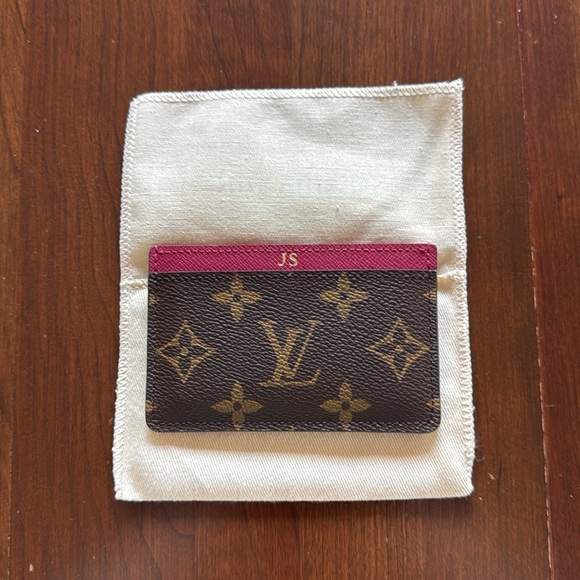 Louis Vuitton Card Holder Monogram Fuchsia - Picture 3 of 6